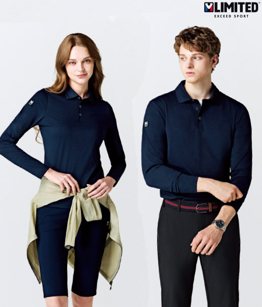 엠리밋 소로나 긴팔 카라티셔츠 / 36162 / 네이비